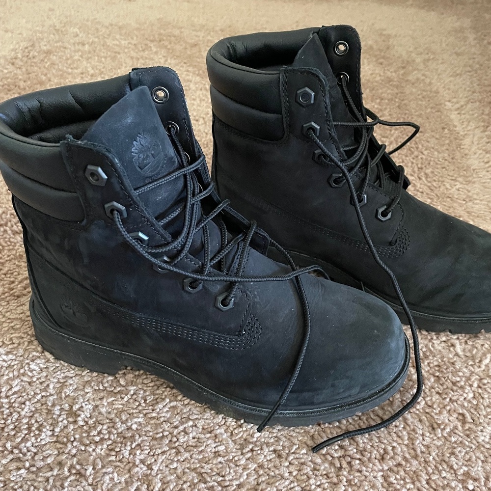 Timberland Black Nubuck Waterproof Linden Boots